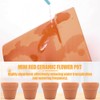 Pilikoll 30 Pcs 3.5x3 cm Mini Terra Cotta Pots with