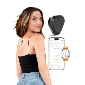 Straight Plus AI Powered Posture Corrector Trainer Device - Upper Back Brace Smart Straightener Office Work Support - Shoulder & Back Postur Corrector Device - Posture Corrector for Women & Men