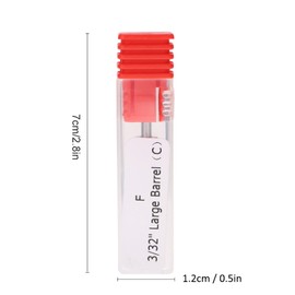 Maiskopf-Nagelschleifkopf, Nagelbohrer, Keramik-Schleifkopf, Maniküre-Werkzeug, Nägel, Glattes Nagelpflegewerkzeug für Nagelentfernung und Maniküre, Rot (Maispflücker F)