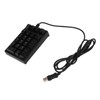 Mechanical Numeric Keypad Wired 21 Keys Blue Switch Color LED
