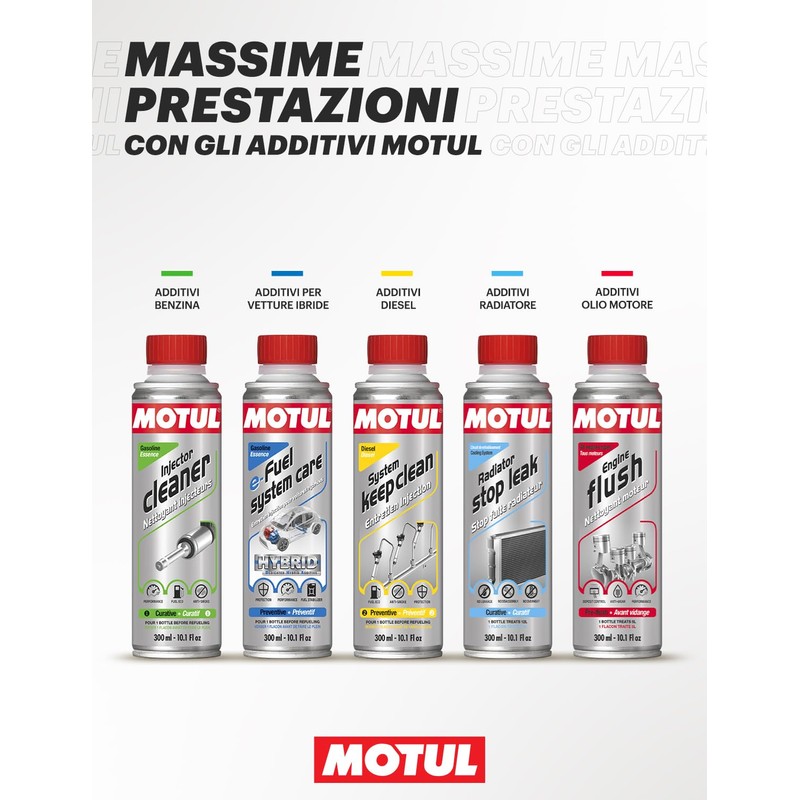 Motul - Additivo per Migliorare il Numero di Ottano e