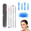 CihFnia 154 Piece Pimple Squeezer Tool Set, Blackhead Remover, Pimple