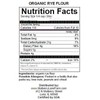 Rye Flour 4 Pounds 100% Whole Grain USDA Certified Organic,
