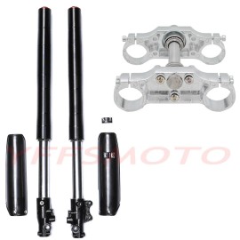 Unbranded 700mm Front Forks Triple Tree Clamp for Dirt Pit Bike Apollo SSR SDG 110cc 125cc