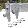 Pool Shut Off Valve PVC Simple Installation Pool Plunger Valves