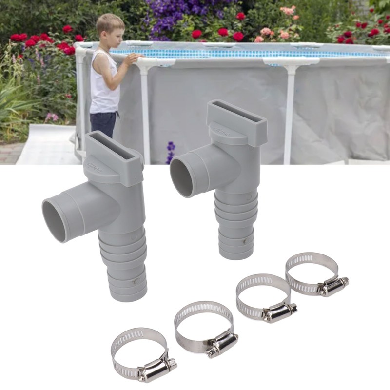 Pool Shut Off Valve PVC Simple Installation Pool Plunger Valves