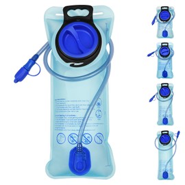 Mdvora 1/2/4/8 Pack Hydration Bladder, 1.5L/2L/2.5L/3L Water Reservoir, Leakproof Water Bladder Hydration Pack, Large Opening Water Storage Bladder Bag, for Cycling Hiking Camping (2.5L,1 Pack Blue)