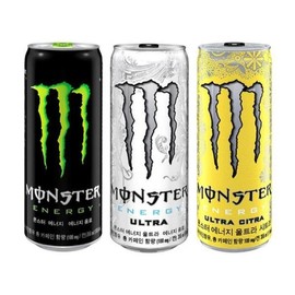 Monster 355ml (Green + Citra + Ultra) 16 cans each, 48 cans in total (30103127) / 몬스터 355ml (그린+시트라+울트라) 16캔씩 총48캔 (30103127)