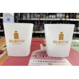 Disaronno velvet Vintage Frosted Glass Disaronno Velvet  - Set of 2