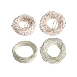 YAMAKATO Pull Cord Ropes Assortments 3mm 3.5mm 4mm 5mm 16Ft for Lawn Mower Generator Inverter Mini Bike Pressure Washer Snow Blower