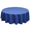 TableLinensforLess Polyester Round Tablecloth, 84 Inch Round, (Royal Blue)