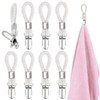 RUIJIE Towel Hanger Pack of 8 Towel Clips Towel Clips