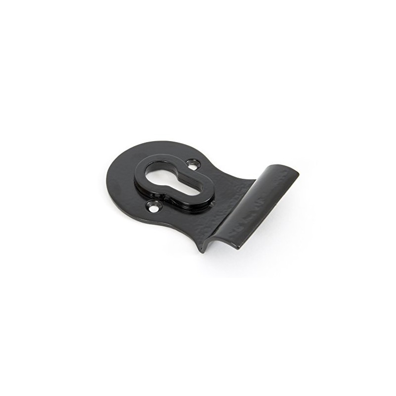 From the Anvil Black Euro Door Pull