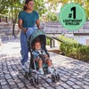 Ingenuity 3D Mini Convenience Stroller, Slate Grey, Lightweight (11 lb)