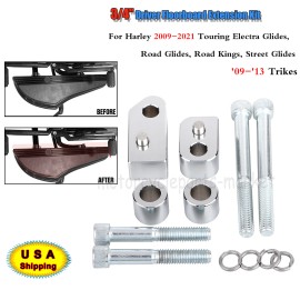 Unbranded 3/4" Driver Floorboard Extension Kit Fit For Harley Electra Street Glide Trike