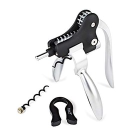 barY3 Lever Corkscrew Wine Opener – Effortless Bottle Opening with Foil Cutter & Spare Worm – Ideal for Wine Enthusiasts & Aged Corks