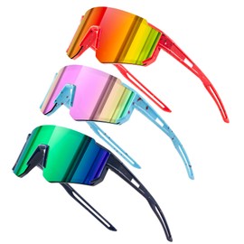 KUGUAOK Polarized Youth Baseball Sunglasses Kids Softball Cycling UV400 Protection Sun Glasses Boys Girls Goggles