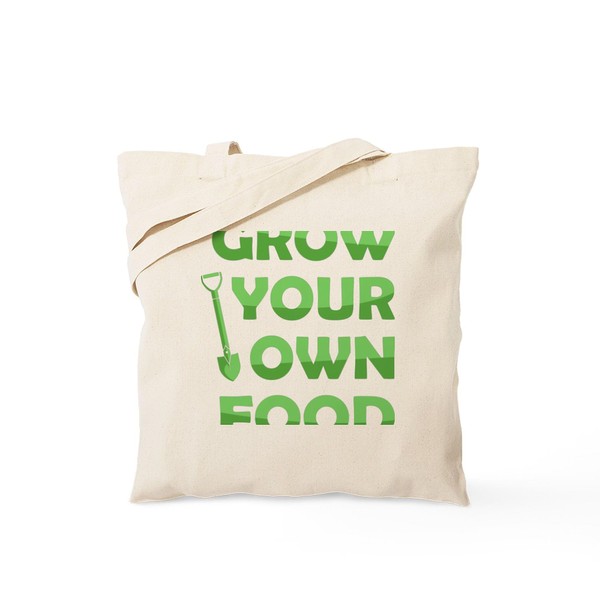 CafePress Gardener Farmer Gardening Grow Your Own F Tote Bag