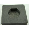 2 oz Hexagon Gold Bar High Density Graphite Mold 1