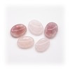 Rose Quartz Stress Relief Love Thumb Worry Stone Healing Crystals