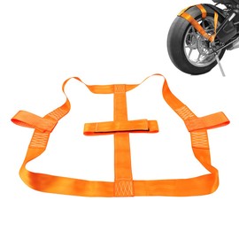 Motorcycle Tie Down Straps, Universal Motorcycle Tie Down Straps, Tie Down, Front Wheel, Rear Wheel, Transport Bar, Tie Down Strap, for 18 Inch Tyres, Motorcycle Lashing Straps, Accessories