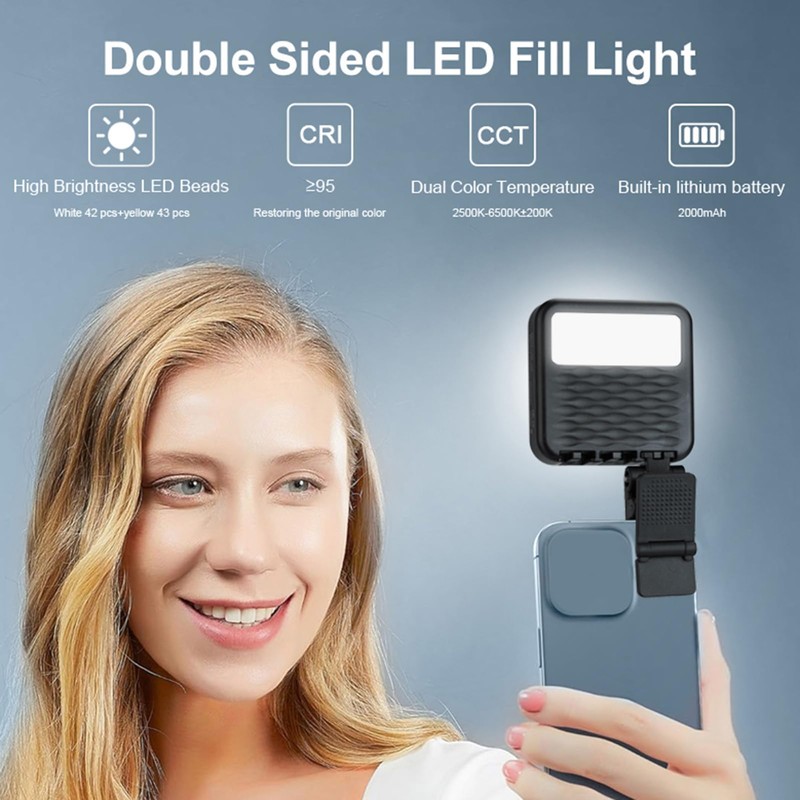 Generic RGB Video Light, Portable Led Camera Light for Photography,