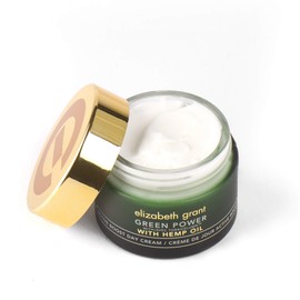 Elizabeth Grant | Green Power Active Boost Day Cream With Hemp Oil | Smooth, Strengthen and Protect Skin | 1.7oz