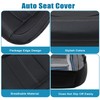 Priprilod Perforated Black Leather Driver Bottom Replacement Seat Cover Compatible
