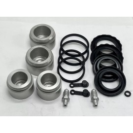 ABS Fits: 2002-2017 Subaru WRX STI front caliper rebuild kit w/ pistons