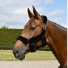 Rhinegold Fur Trim Headcollar - Extra Full - Black