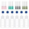 OTCRAFT 6Pcs/Pack 30ml Fine Tip Glue Applicators Set; Plastic Squeezable