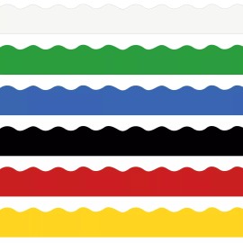 Containlol Bulletin Board Borders for Classroom Decoration, 118 ft Colorful S...