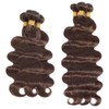 Dokksiiia Brown Bundles Color 4 Body Wave Chocolate Brown Human