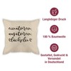 Cushion 50 x 50 cm – Statement with Sayings –