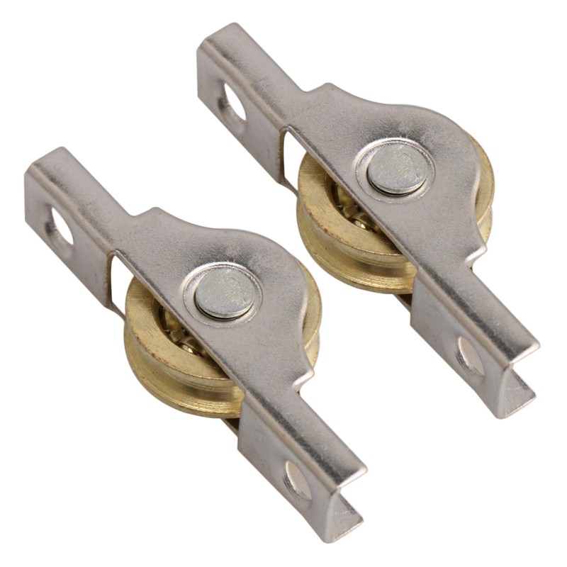 RDEXP Sliding Roller Wheel 20mm Diameter Slotted Wheel for Wardrobes