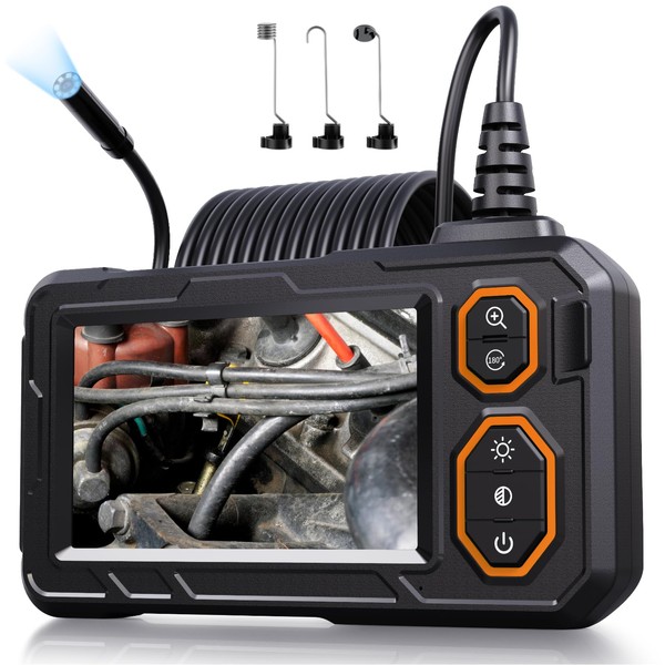 Endoscope Camera with Light, Hopefox 1080P HD Borescope, 4.3" IPS