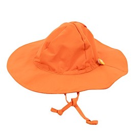 Leveret Kids Baby Boys Girls Sun Protection Swim Brim Hat Orange Size 9-18 Months