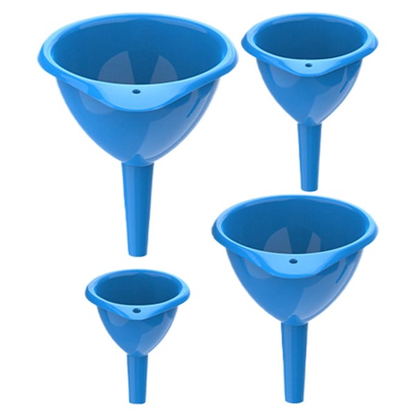 unbranded 4 *New Oil Funnel Set Different Sizes Heavy Duty