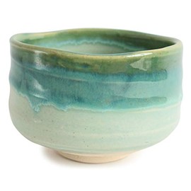 Mino ware Japanese Pottery Tea Ceremony Matcha Bowl Mint & Forest Green Gloss made in Japan (Japan Import) RST024