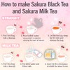 Sakura Japanese Loose Leaf Black Tea Bag 3g×15bags,Cherry Blossom Flavored