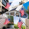 1" Flag Pole Holder for Outside House, REERON 2-Positions Metal