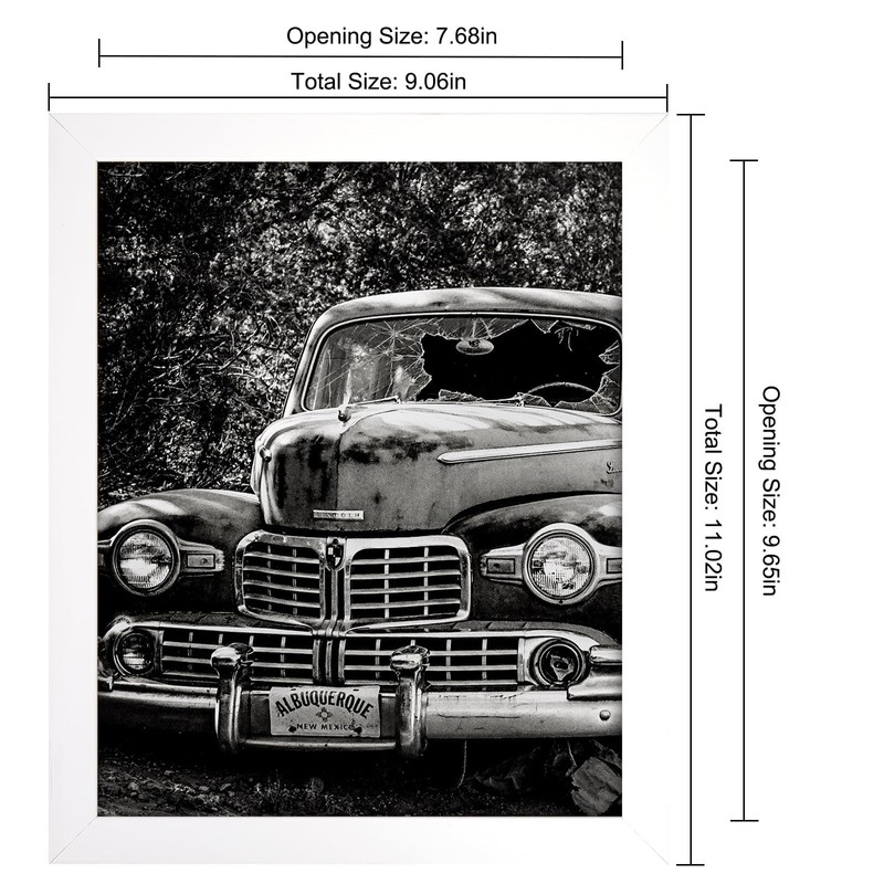 8x10 Picture Frame White Set of 12 for Wall Gallery