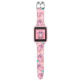 Kids Licensing Interactive Clock LAS4088, Stitch Pink, Stitch Pink