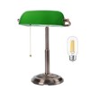 LINNMON Bankers Desk Lamp, Green Retro Lamp, Vintage Lamp with