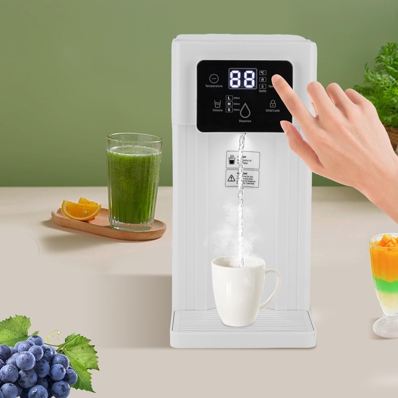 Instant Hot Water Dispenser with Child Lock, 3L/0.79gal Desktop Water