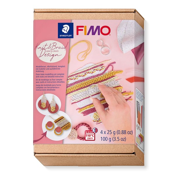 STAEDTLER 8025 HTC6 FIMO Oven-Hardening Polymer Modelling Clay - How-to-Create-Set,