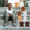 YUKOUQIAN - Mini perro de peluche para cachorros, cumpleaños, fiesta