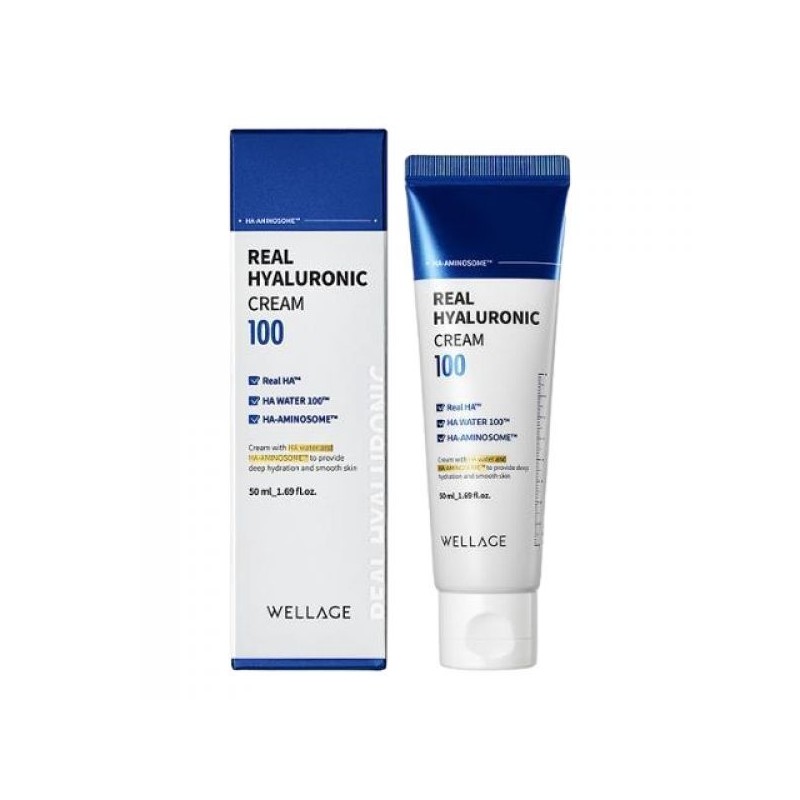 Wellage Hwajal Ink Cream Wellage Real Hyaluronic 100 Cream 50ml