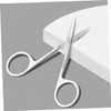 FOMIYES 2 Sets Professional Eyebrow Trimmer Scissors Stainless Steel Brow