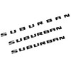 3pack OEM 2021 Suburban Emblem 3D Letters Badge Compatible with